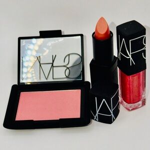 NARS 3-Pc. ORIGINAL ORGASM BUNDLE w/BLUSH, LIPSTICK (Rare!) + MINI GLOSS NIB!